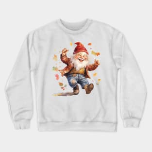 Autumn Happy Gnome #1 Crewneck Sweatshirt